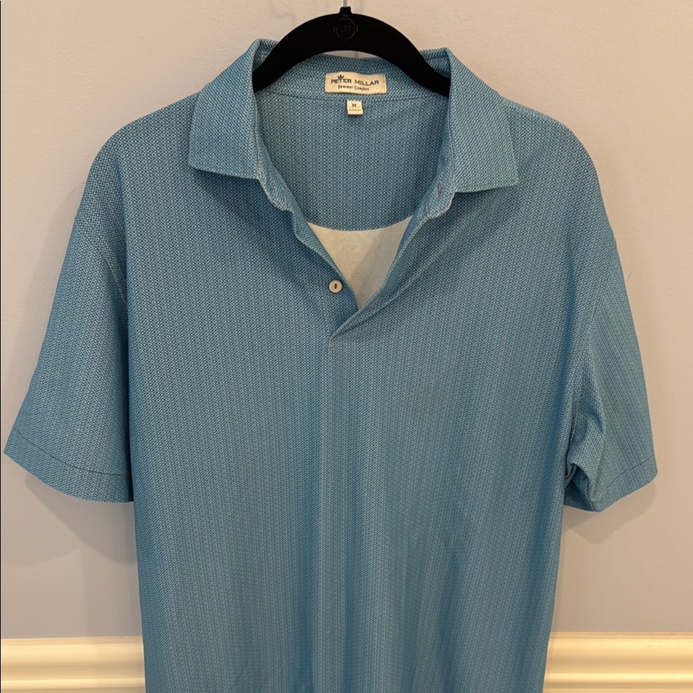 Peter Millar Blue Polo Shirt